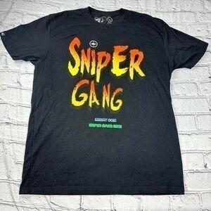 Kodak Black Sniper Gang Shirt Adult L Video Game Casual Men's  T  2016